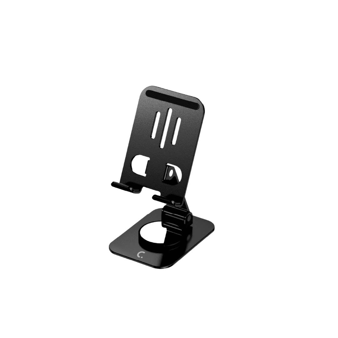 Compact MOBI 2 mobile stand with 360° adjustable rotation feature
